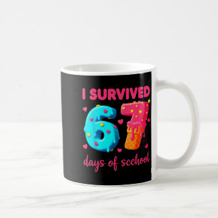 Mug J'ai survécu 67 jours d'école Drôle 67 Mème Enseig