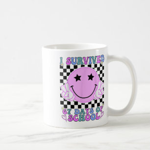Mug J'ai survécu 67 jours d'école drôle 67 mème étudia