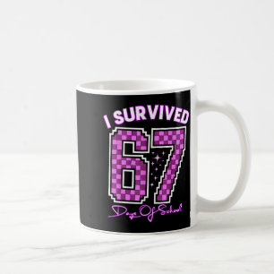 Mug J'ai survécu 67 jours d'école filles professeurs 1