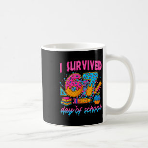Mug J'ai survécu 67 jours d'école Mème drôle de glace 