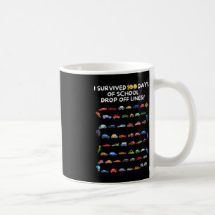 Mug J'Ai Survécu À 100 Jours De Lignes De Décharge Sco