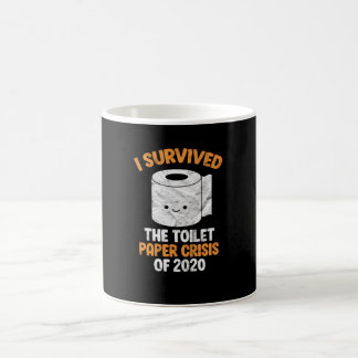 Mug J'Ai Survécu À La Crise Du Papier Toilet De 2020 M