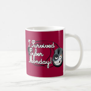 Mug J'ai survécu à la cyber lundi