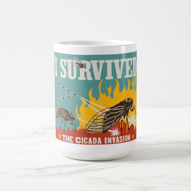 Mug J'ai survécu à l'invasion du Canada (Centre)