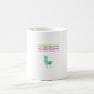 Mug J'ai survécu à Llama Rona 2020
