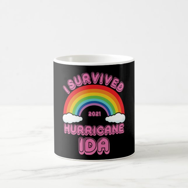 Mug J'Ai Survécu À L'Ouragan Ida (Centre)