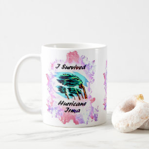 Mug J'ai survécu à l'ouragan Irma