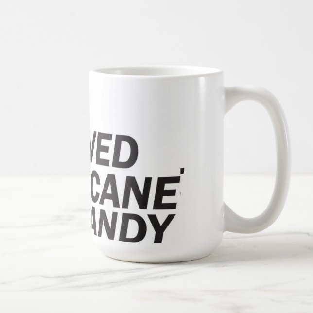 Mug J'ai survécu à l'ouragan Sandy (Droite)