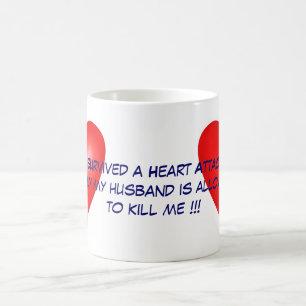 Mug J'ai survécu à une crise cardiaque