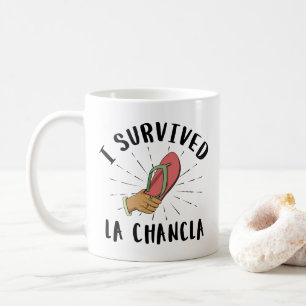 Mug J'ai survécu La Chancla - Mère mexicaine drôle de 