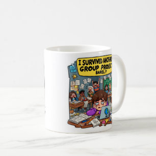 Mug J'ai Survivécu à un autre projet de groupe de just