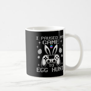 Mug J'Ai Suspendu Mon Jeu À La Chasse Aux Oeufs Pâques