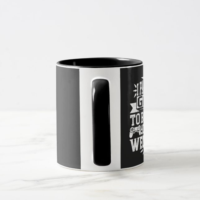 Mug J'ai suspendu mon jeu pour être ici Vous êtes le b (Poignée)