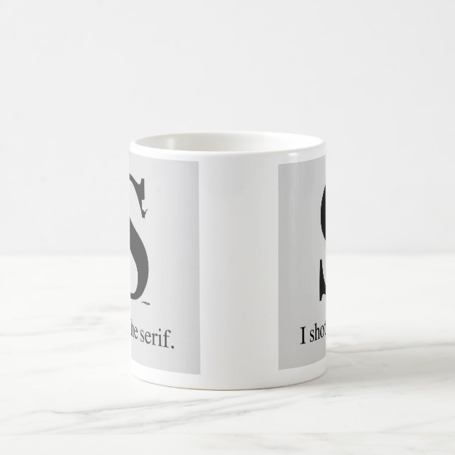 Mug J'ai tiré l'empattement (Centre)