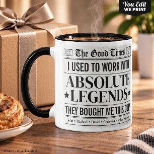 Mug J'ai Travaillé Avec Des Légendes Absolues Retraite