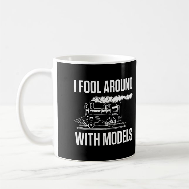 Mug J'Ai Tri Avec Des Modèles Drôle Ingénieur De Train (Gauche)