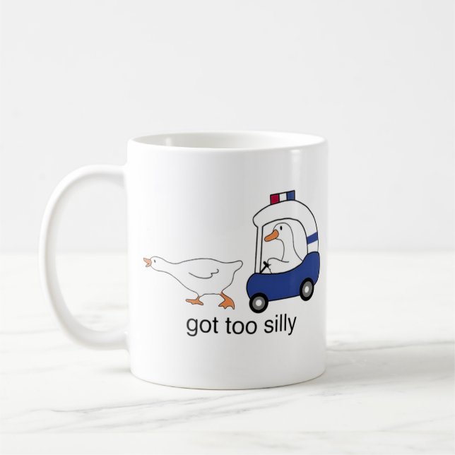 Mug J'Ai Trop Mal Drôle L'Humour De La Police Des Oies (Gauche)