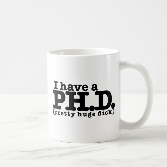 Mug J'ai un doctorat (Droite)