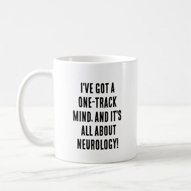 Mug J'ai un esprit à sens unique, et tout est question (Gauche)