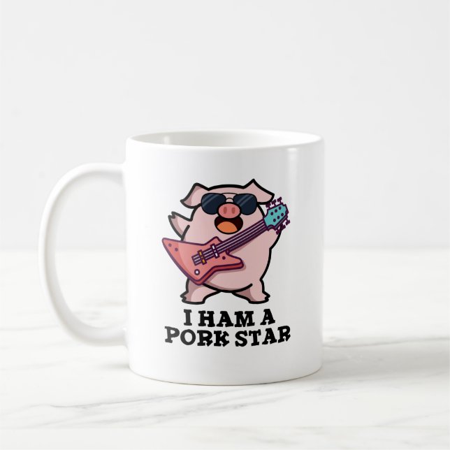 Mug J'Ai Un Pun De Cochon De Cochon De Cochon De Porc  (Gauche)