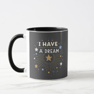 Mug J'ai un rêve Inspirante Starburst Art