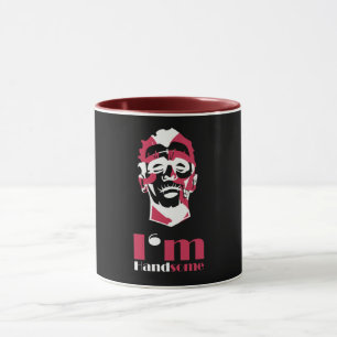 Mug J'ai un visage abstrait beau
