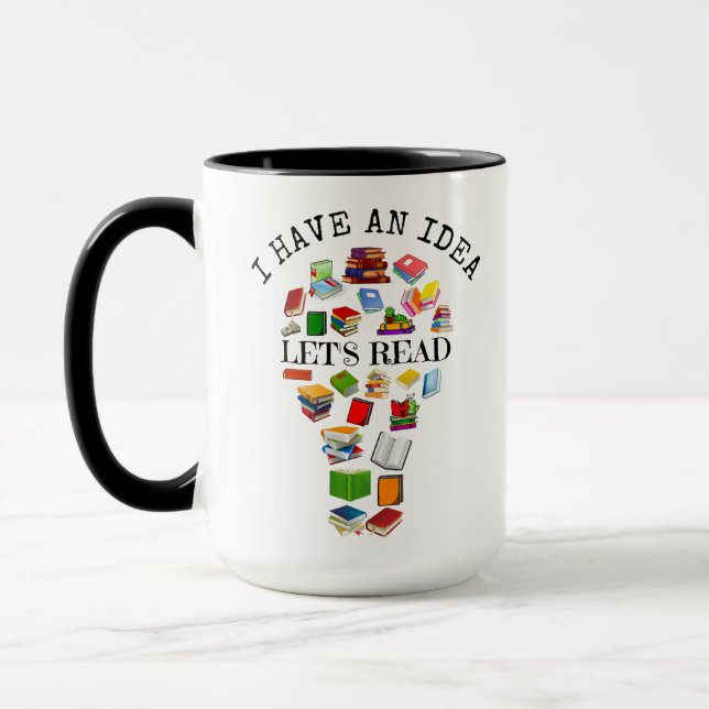 Mug J'ai une idée Lire (Gauche)