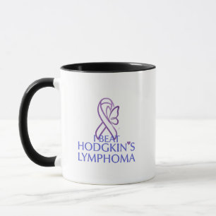 Mug J'ai vaincu le lymphome de Hodgkin