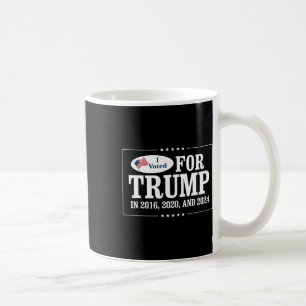 Mug J'ai voté pour Trump en 2016