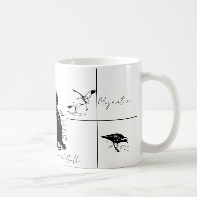 Mug J'ai vu des trucs bizarres - oiseaux (Droite)