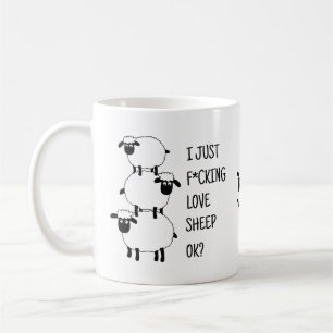 Mug J'Aime Aimer Les Moutons Ok, Moutons