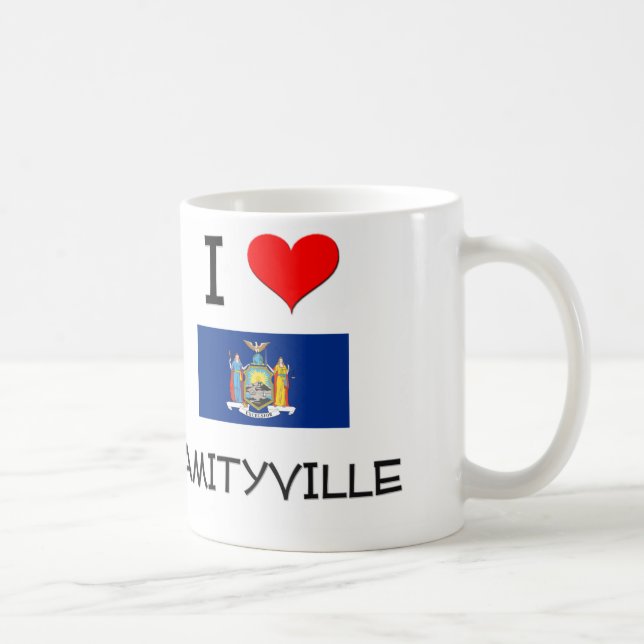 Mug J'aime Amityville New York (Droite)