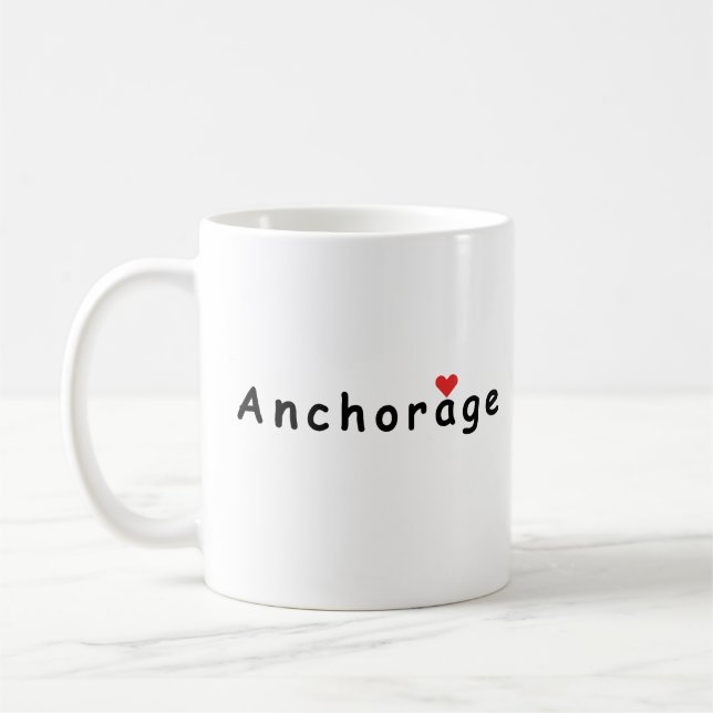 Mug J'aime Anchorage (Gauche)