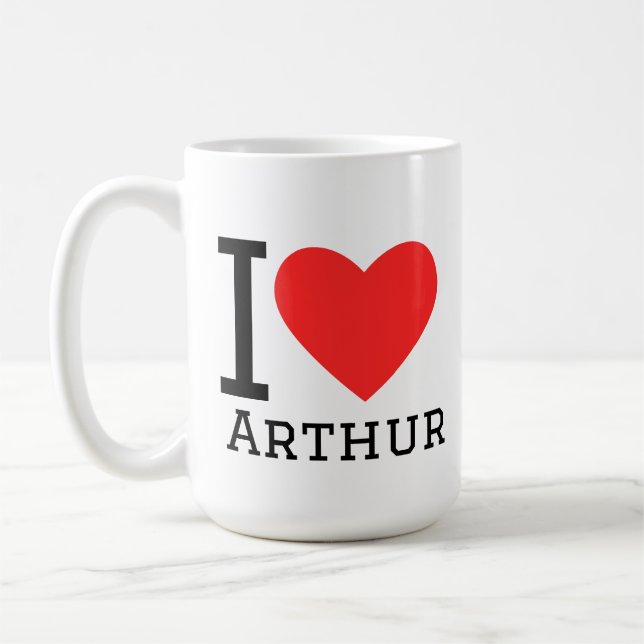 Mug J'aime arthur (Gauche)