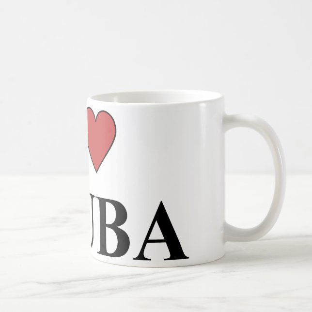 Mug J'aime Aruba (Droite)
