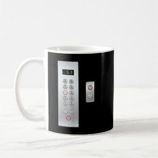 Mug J'aime Ascenseur Boutons d'ascenseur mignonnes Clo