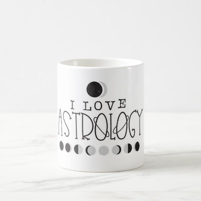 Mug J'aime Astrologie Phases Sun & Moon (Centre)