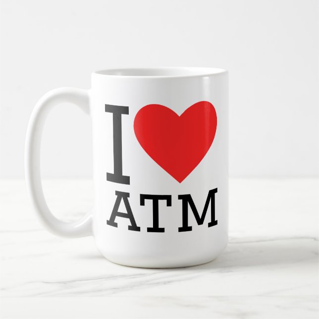 Mug j'aime atm (Gauche)