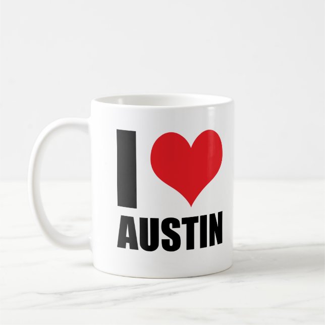 Mug J'aime Austin (Gauche)