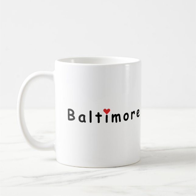Mug J'aime Baltimore (Gauche)
