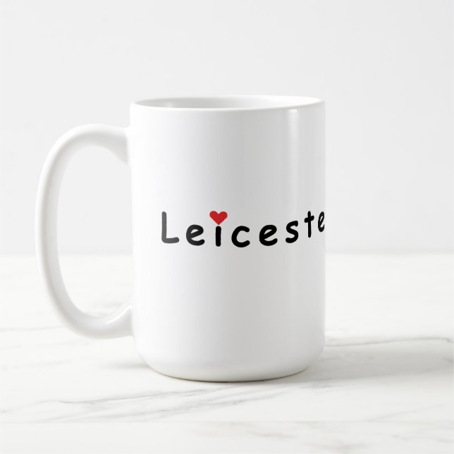 Mug J'aime beaucoup Leicester  (Gauche)