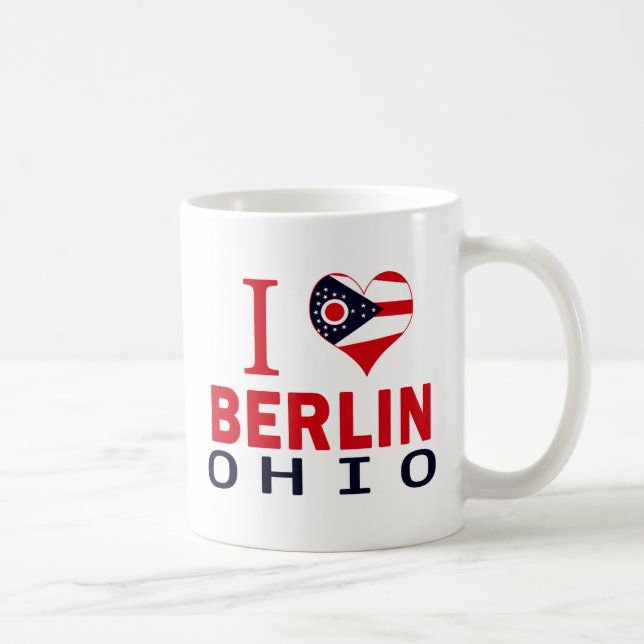 Mug J'aime Berlin, Ohio (Droite)
