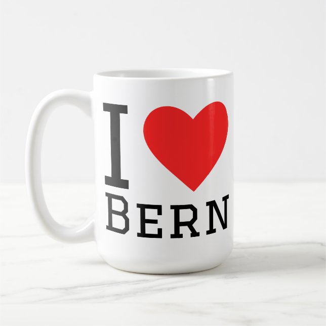 Mug J'aime Berne  (Gauche)