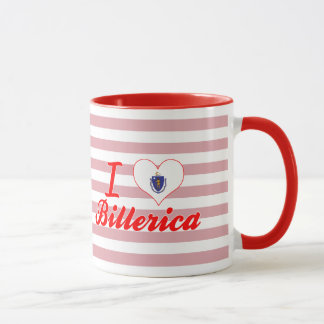 Mug J'aime Billerica, le Massachusetts