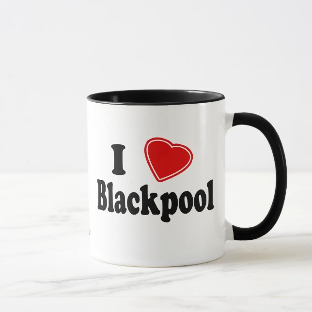 Mug J'aime Blackpool (Droite)