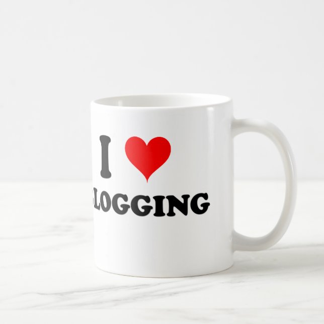 Mug J'aime Blogging (Droite)