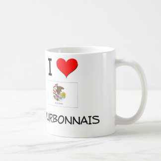 Mug J'aime BOURBONNAIS l'Illinois
