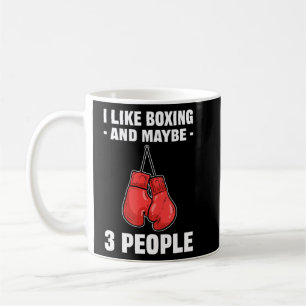 Mug J'Aime Boxer Et Peut-Être 3 Personnes Boxer