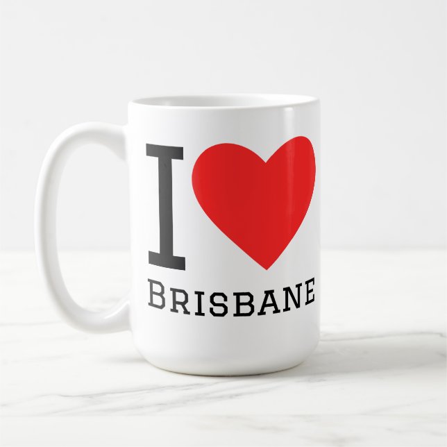 Mug J'aime Brisbane (Gauche)