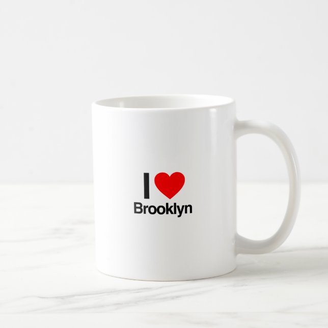 Mug j'aime brooklyn (Droite)
